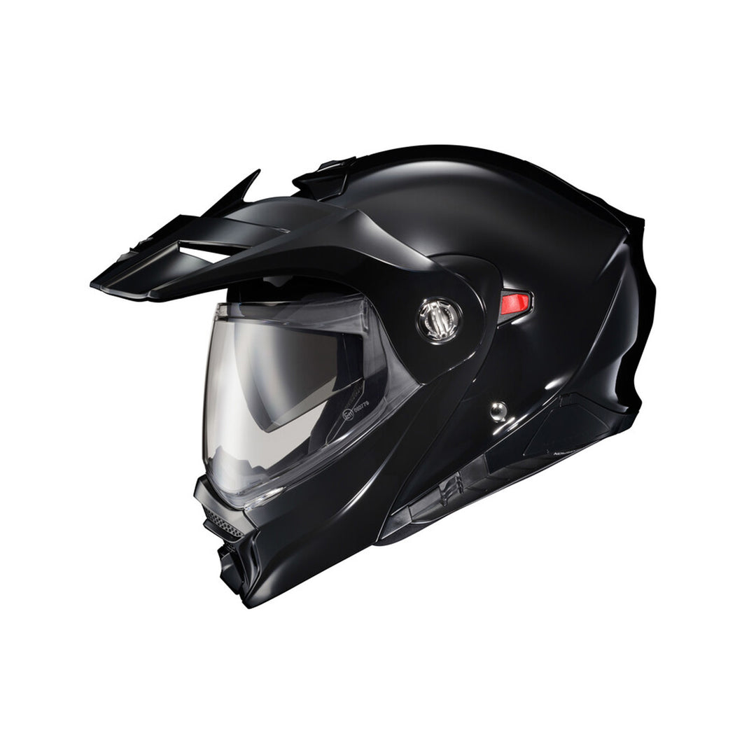 SCORPION EXO EXO-AT960 Solid Modular Helmet Gloss Black - Side View