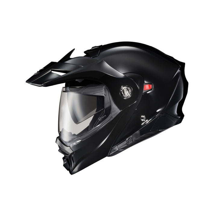 SCORPION EXO EXO-AT960 Solid Modular Helmet Gloss Black - Side View
