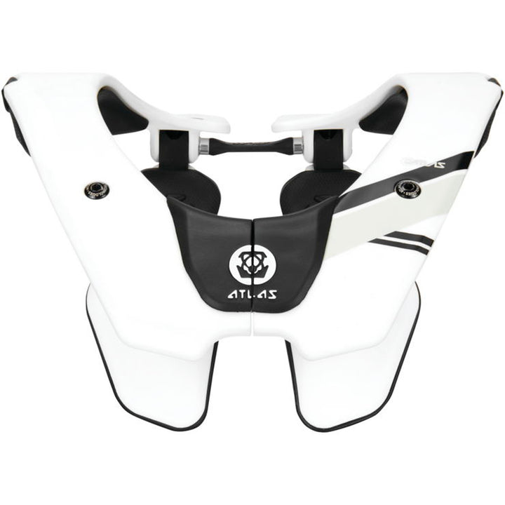 Atlas Air Lite MX Neck Brace White - Front View