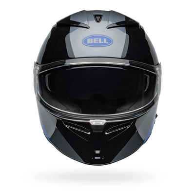 Bell Lithium Shear Helmet Gloss Gray/Blue - Front View
