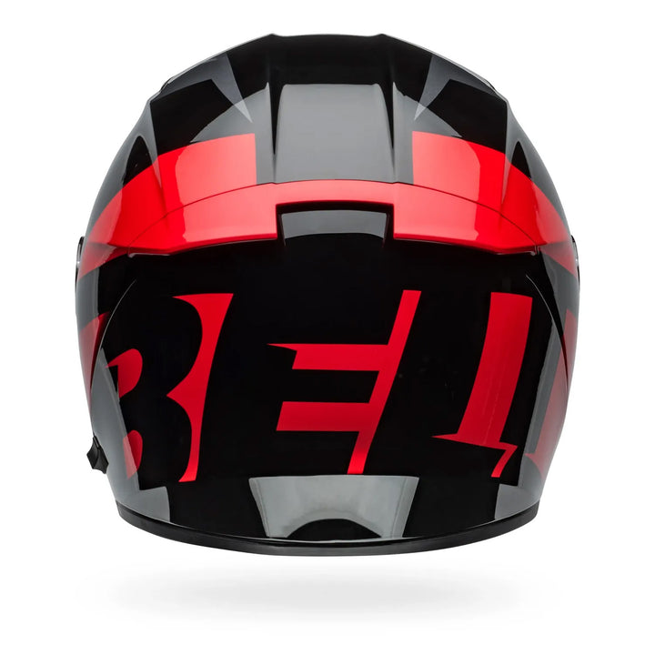 Bell Lithium Shear Helmet Gloss Metallic Gray/Red - Rear View