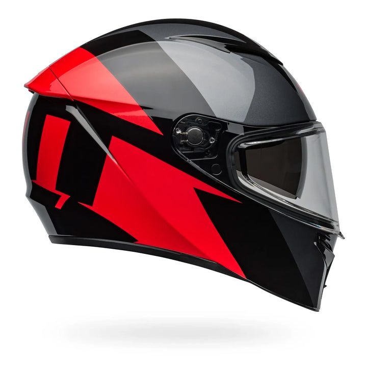 Bell Lithium Shear Helmet Gloss Metallic Gray/Red - Right Side View