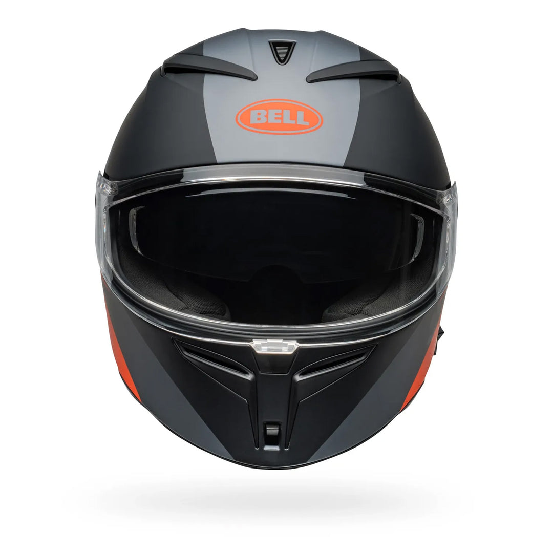 Bell Lithium Shear Helmet Matte Gray/Orange - Front View