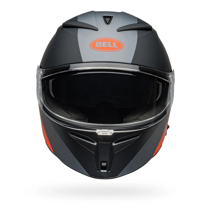 Bell Lithium Shear Helmet Matte Gray/Orange - Front View