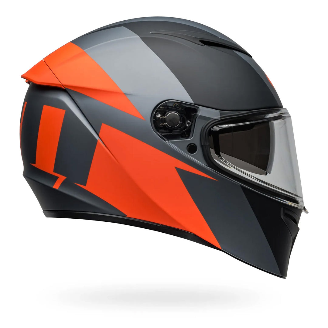 Bell Lithium Shear Helmet Matte Gray/Orange - Right Side View
