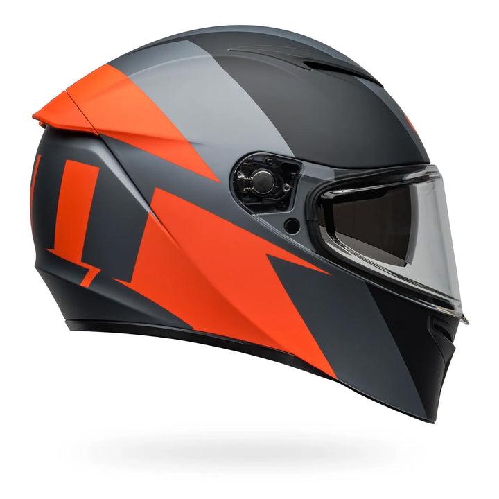 Bell Lithium Shear Helmet Matte Gray/Orange - Right Side View