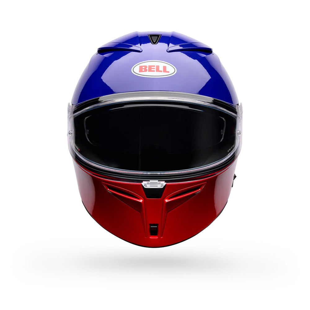 Bell Lithium Motion Helmet Blue/Red - Front View