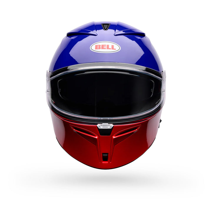 Bell Lithium Motion Helmet Blue/Red - Front View