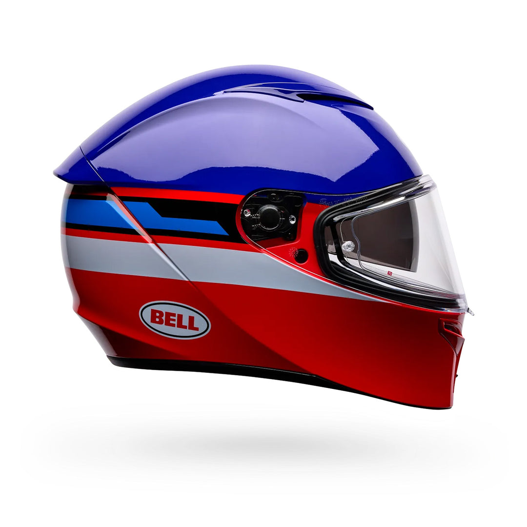 Bell Lithium Motion Helmet Blue/Red - Right Side View