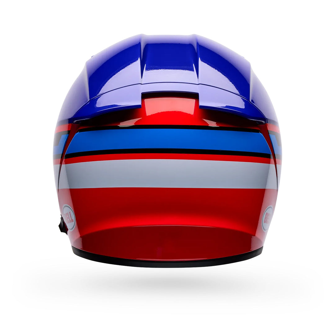 Bell Lithium Motion Helmet Blue/Red - Rear View