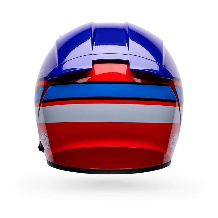 Bell Lithium Motion Helmet Blue/Red - Rear View