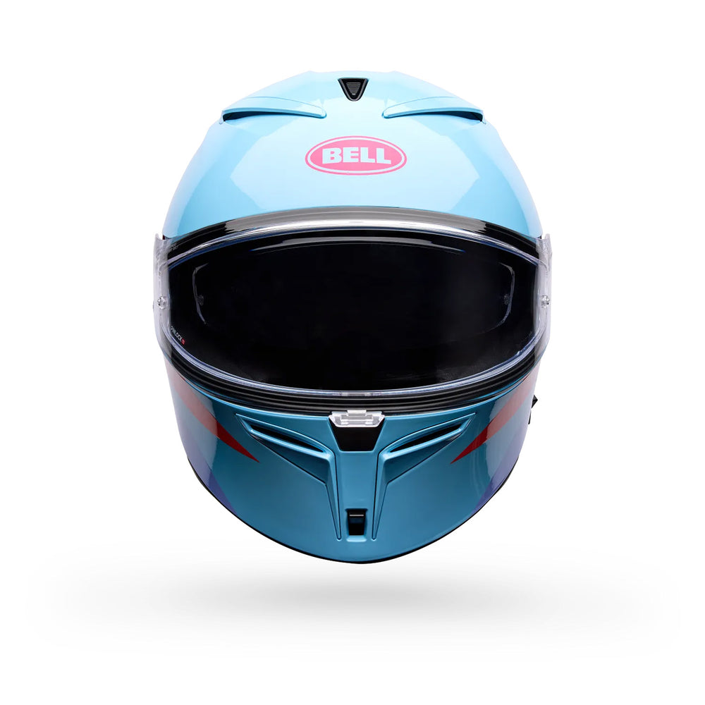 Bell Lithium Passion Helmet Blue/Pink - Front View