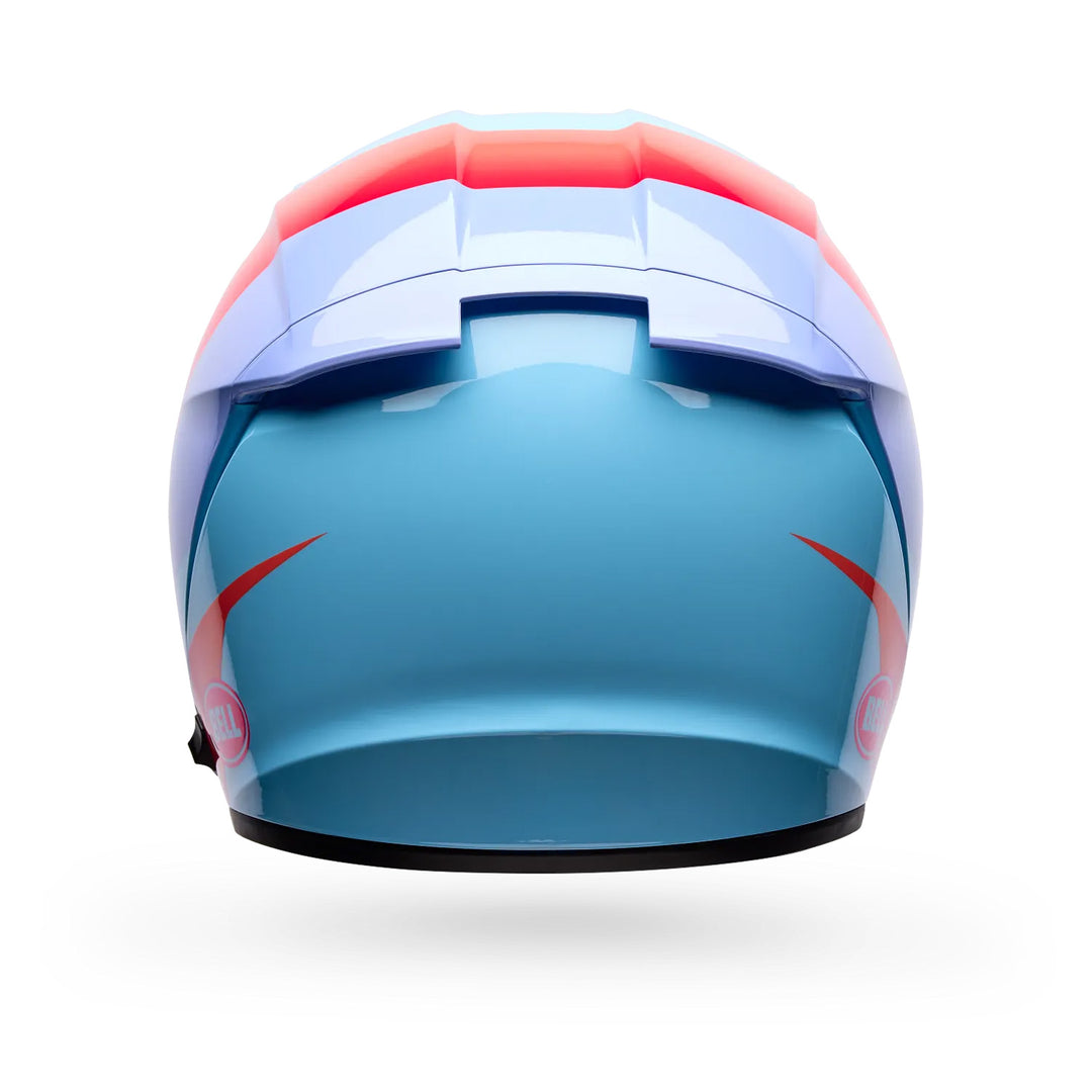 Bell Lithium Passion Helmet Blue/Pink - Rear View