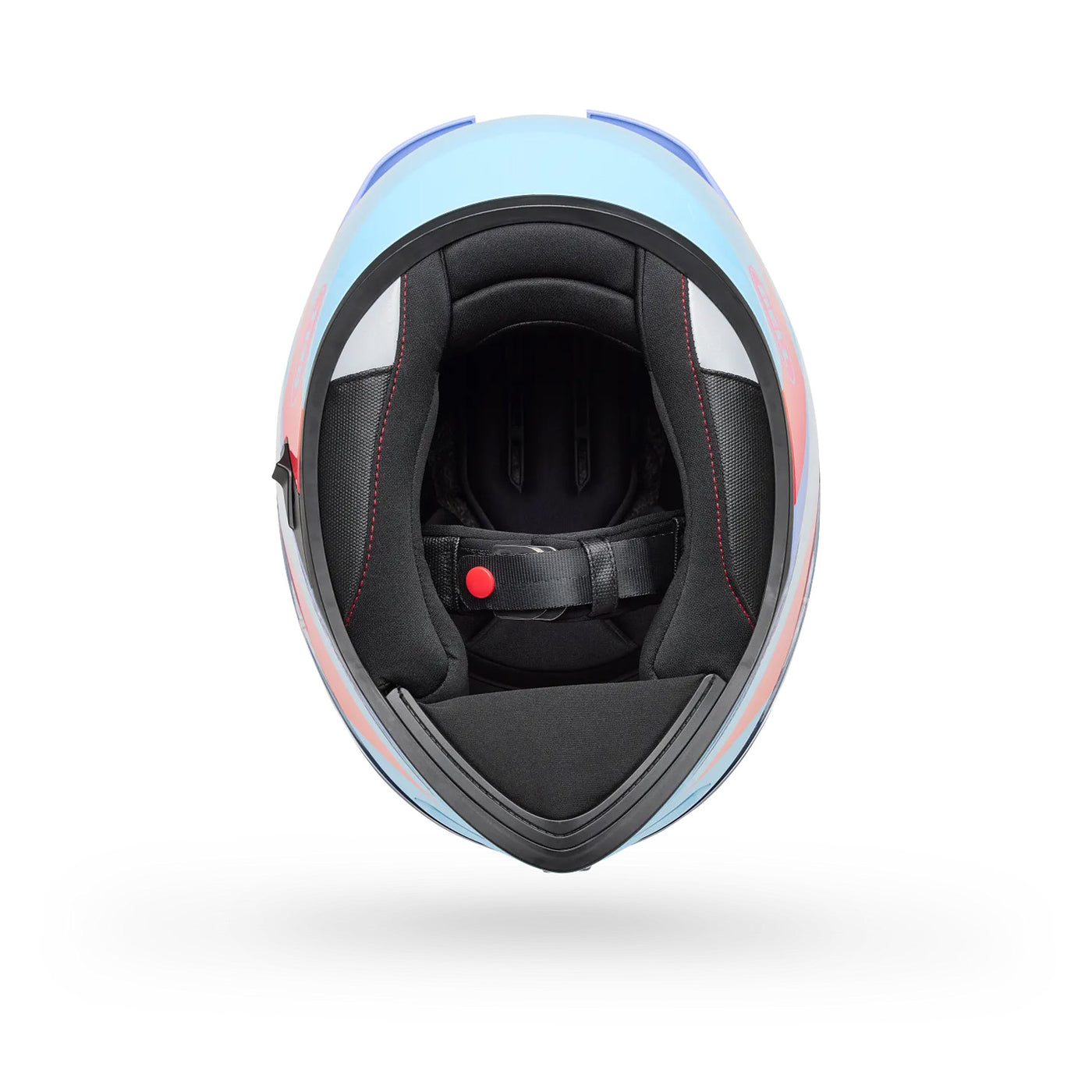 Bell Lithium Passion Helmet Blue/Pink - Bottom Up View