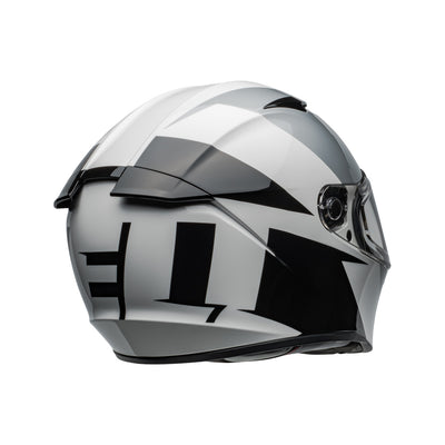 Bell Lithium Shear Helmet Gloss Silver/White - Rear Right Side View