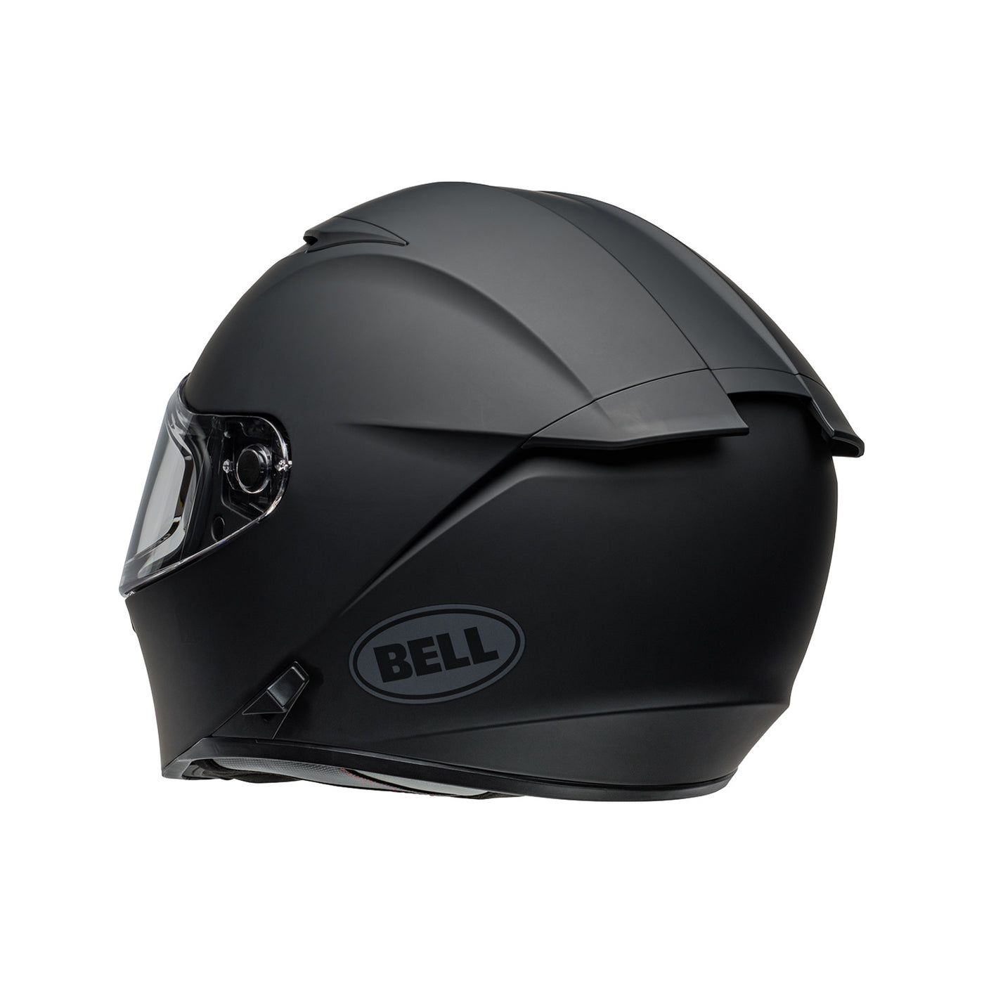 Bell Lithium Solid Helmet Matte Black - Rear Left Side View