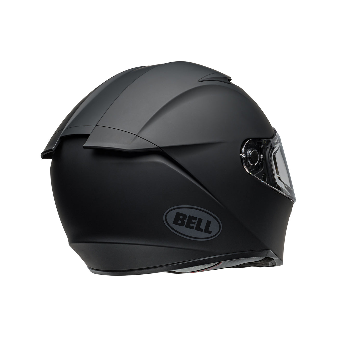 Bell Lithium Solid Helmet Matte Black - Rear Right Side View