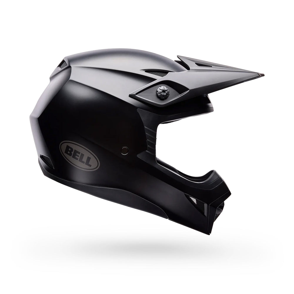 Bell MX-10 MIPS Solid Helmet Matte Black - Side View
