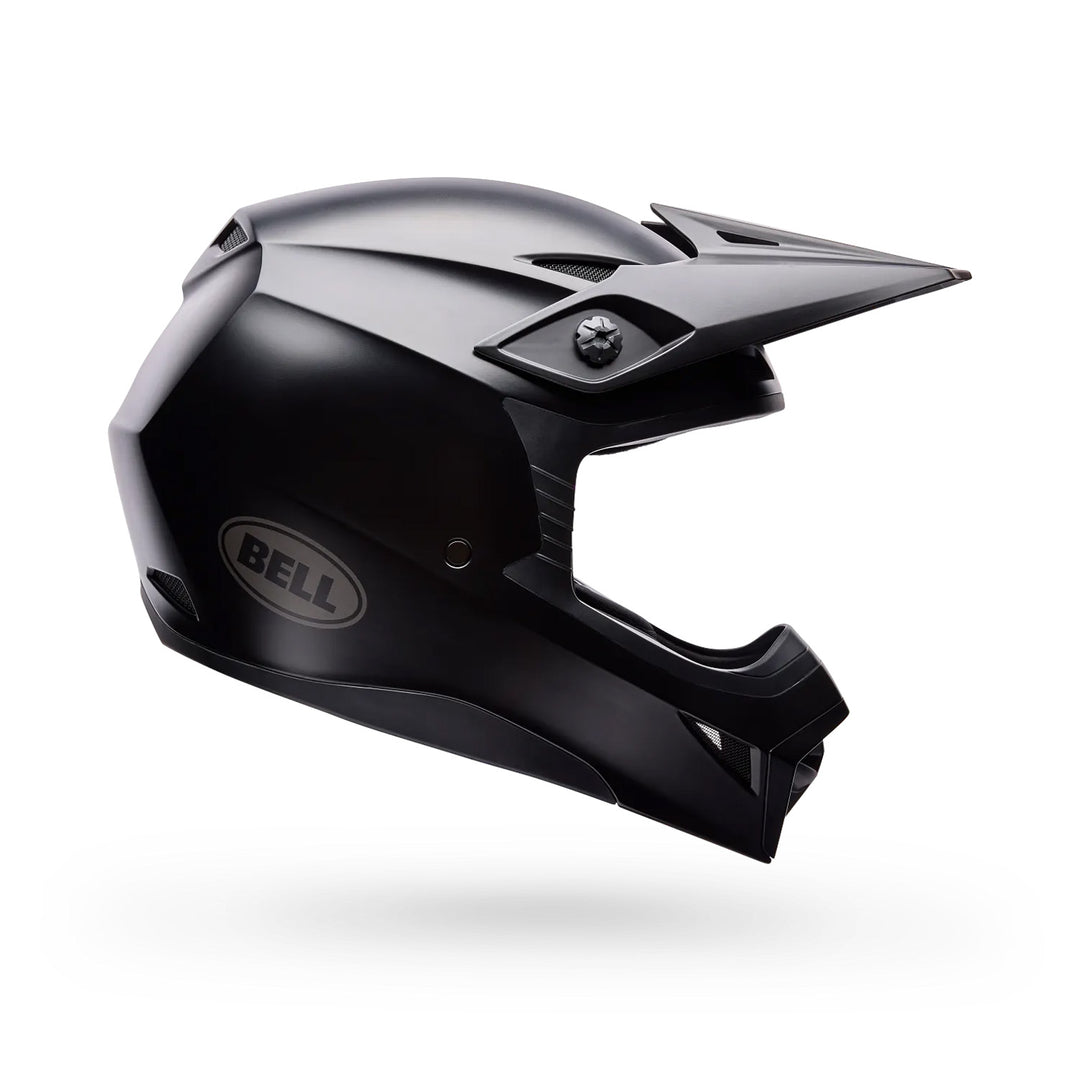 Bell MX-10 MIPS Solid Helmet Matte Black - Side View