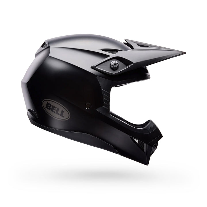 Bell MX-10 MIPS Solid Helmet Matte Black - Side View