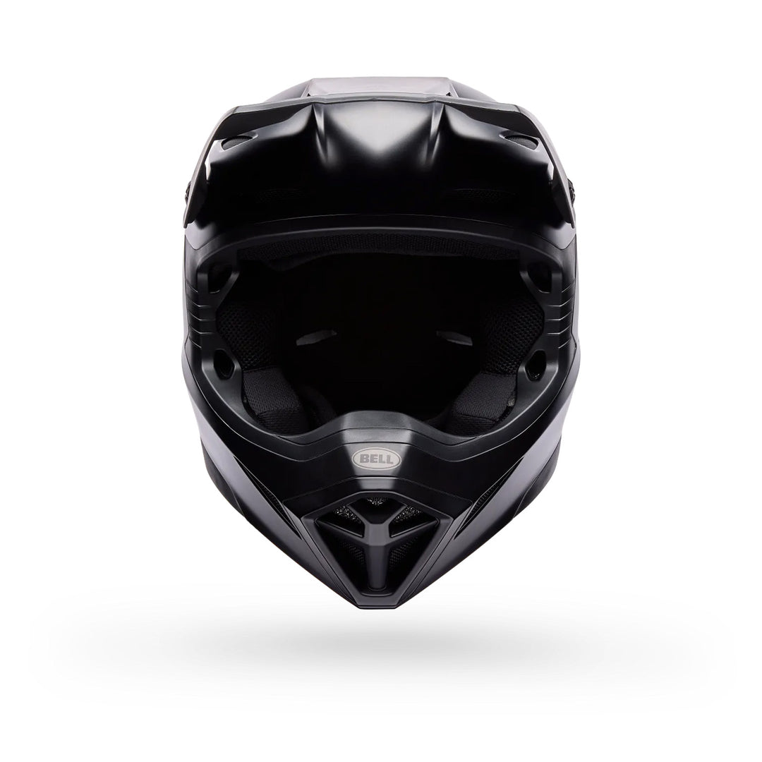 Bell MX-10 MIPS Solid Helmet Matte Black - Front View