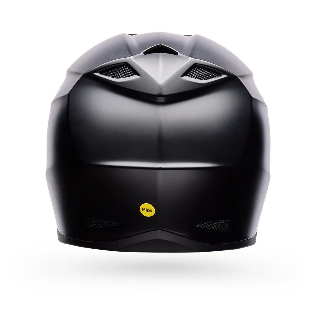 Bell MX-10 MIPS Solid Helmet Matte Black - Rear View