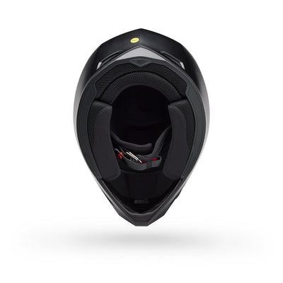 Bell MX-10 MIPS Solid Helmet Matte Black - Bottom Up View