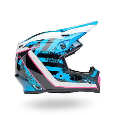 Bell MX-9 MIPS Breakdance Helmet Blue/Pink - Right Side View