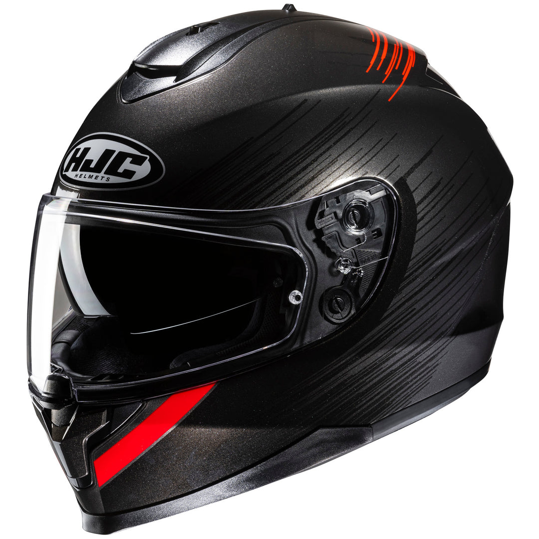 HJC C70 Sway Helmet MC-1 - Front Side View