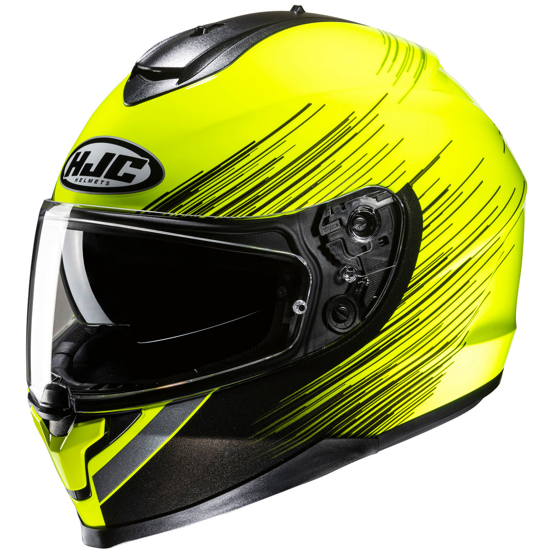 HJC C70 Sway Helmet MC-3H - Front Side View