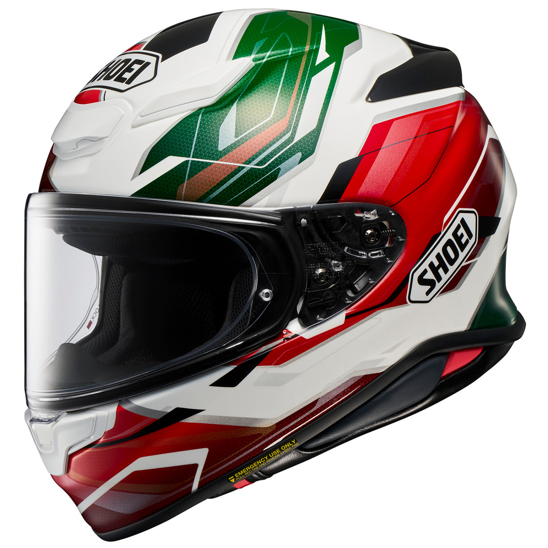 Shoei RF-1400 Capriccio Helmet TC-11 - Front Side View
