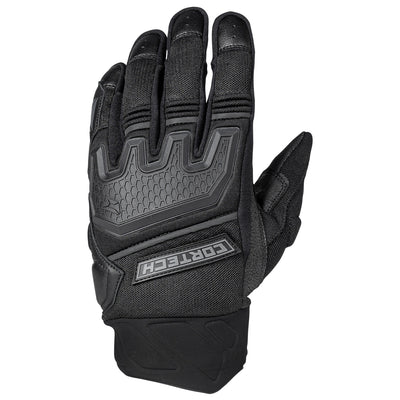 Cortech Men's Aero-Flo 2.0 Gloves Black - Back of Hand View