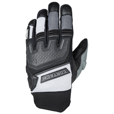 Cortech Men's Aero-Flo 2.0 Gloves Black/White - Back of Hand View