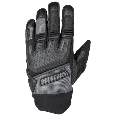 Cortech Men's Aero-Flo 2.0 Gloves Gun/Grey - Back of Hand View