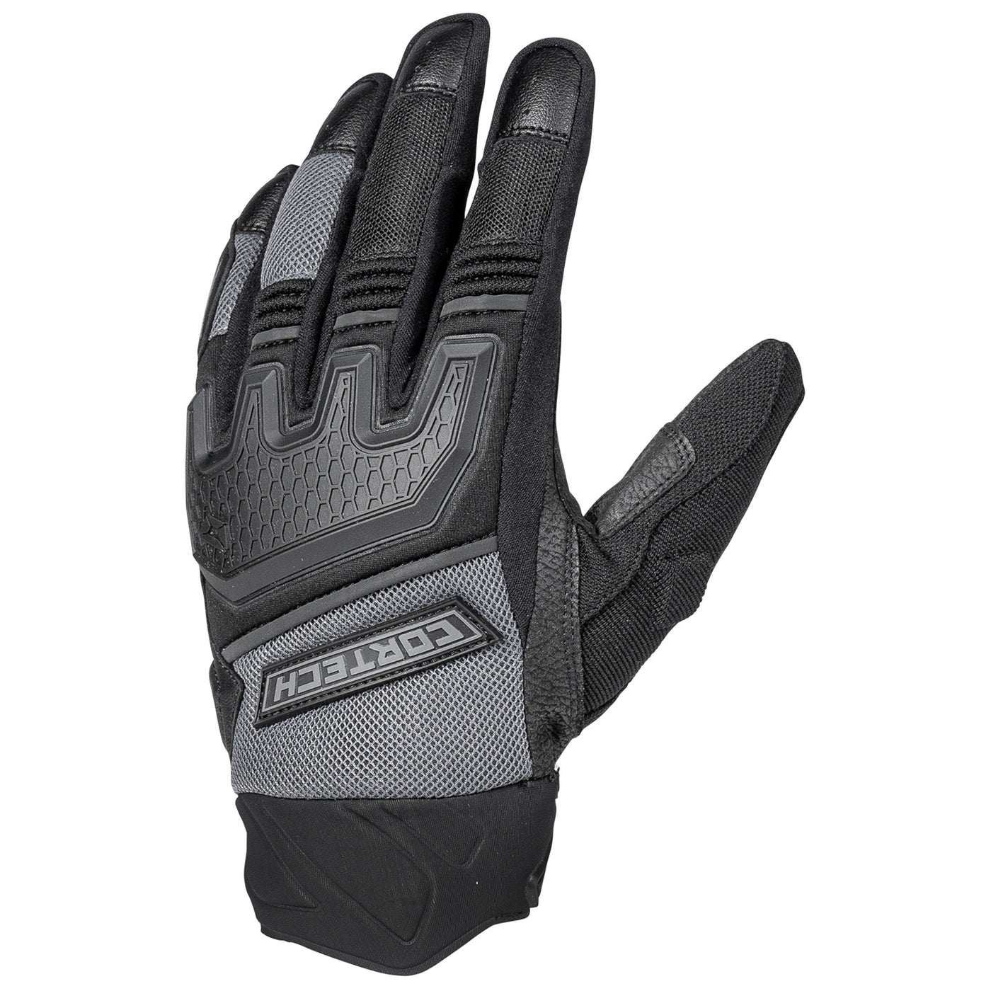 Cortech Men's Aero-Flo 2.0 Gloves Black/White - Back of Hand Side View