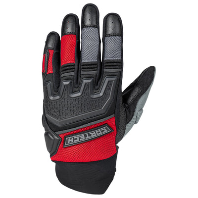 Cortech Men's Aero-Flo 2.0 Gloves Red - Back of Hand View