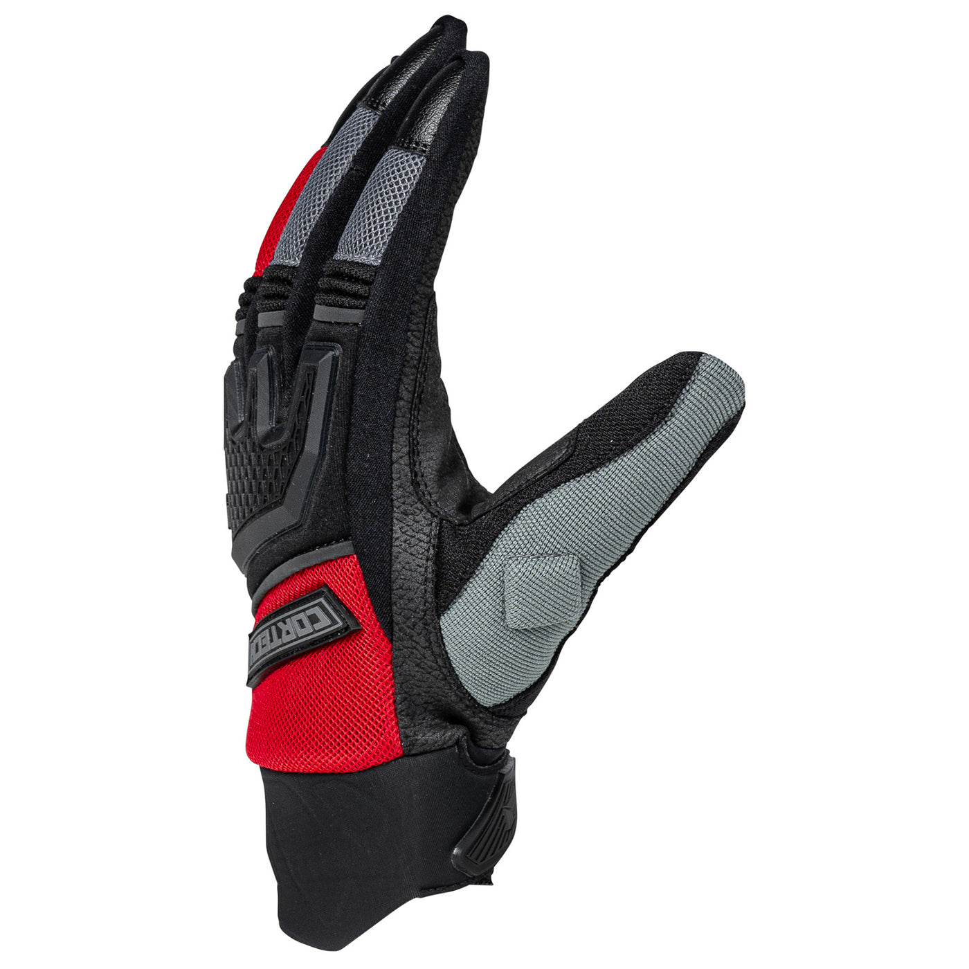 Cortech Men's Aero-Flo 2.0 Gloves Red - Side View