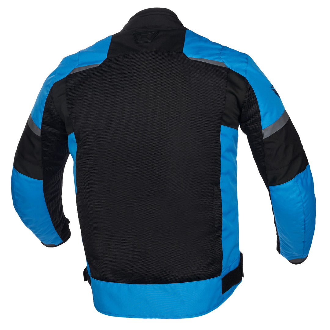 Cortech Aero-Flo 2.0 Jacket Black/Blue - Rear View