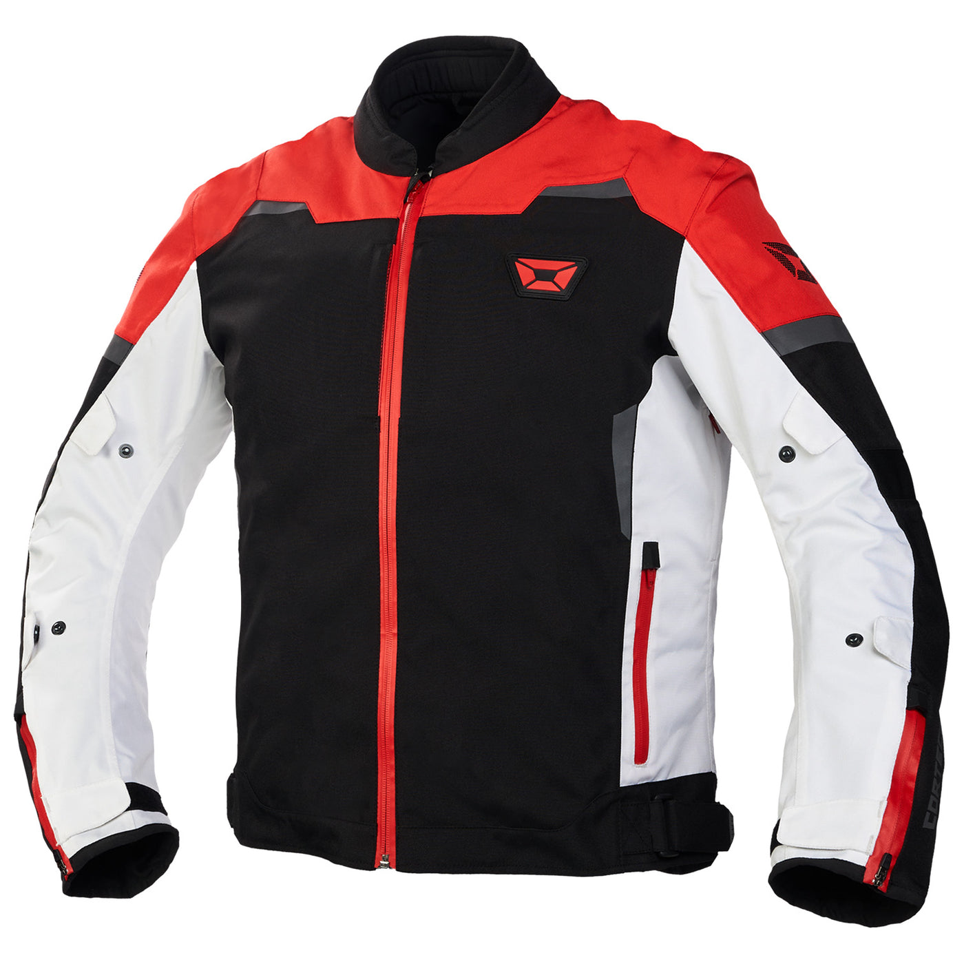 Cortech Men's Aero-Tec 2.0 Jacket Red/White - Front View