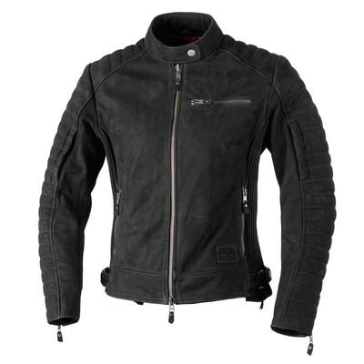 Cortech Hoyden Ladies Leather Jacket Matte Black - Front View