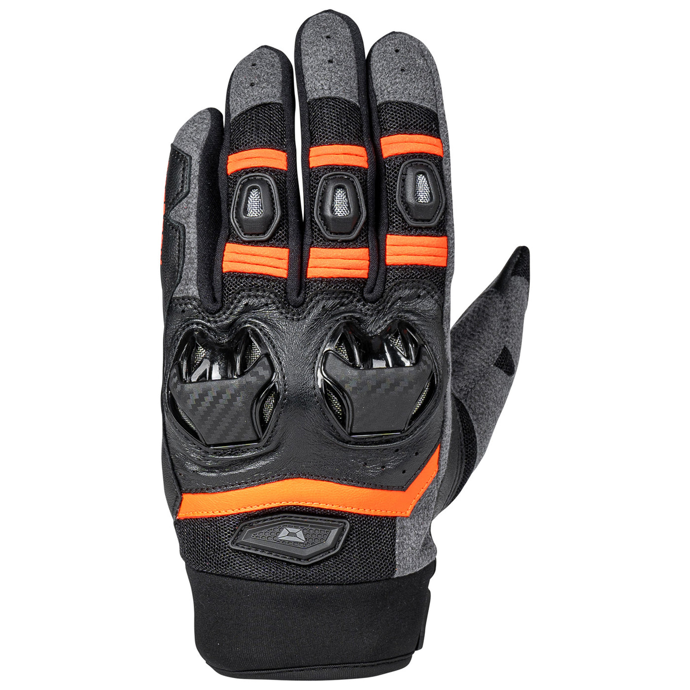 Cortech Men's Hyper-Flo 2.0 Gloves Red - Back of Hand View