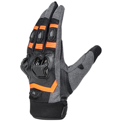 Cortech Men's Hyper-Flo 2.0 Gloves Red - Back of Hand Side View