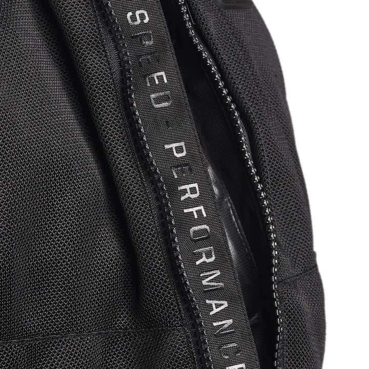 Cortech Men's Hyper-Flo Air 2.0 Jacket Black - Close-Up of open front zipper