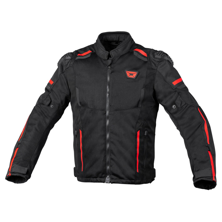 Cortech Men's Hyper-Flo Air 2.0 Jacket Black/Red - Front View