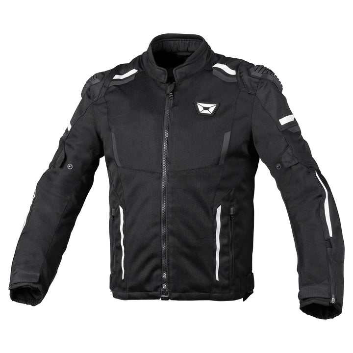 Cortech Men's Hyper-Flo Air 2.0 Jacket Black/White - Front View