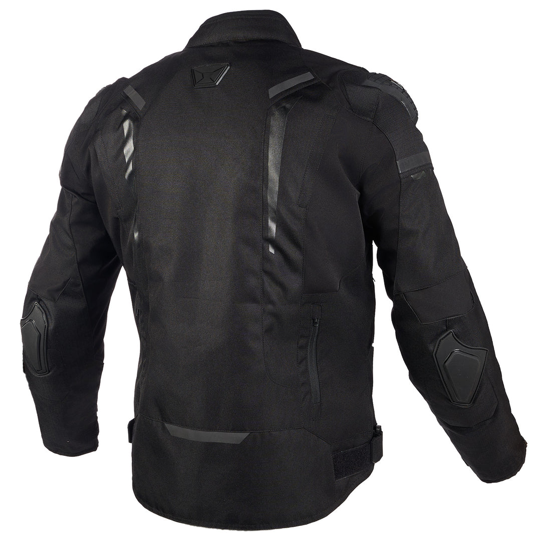 Cortech Men's Hyper-Tec 2.0 Jacket Black - Rear View