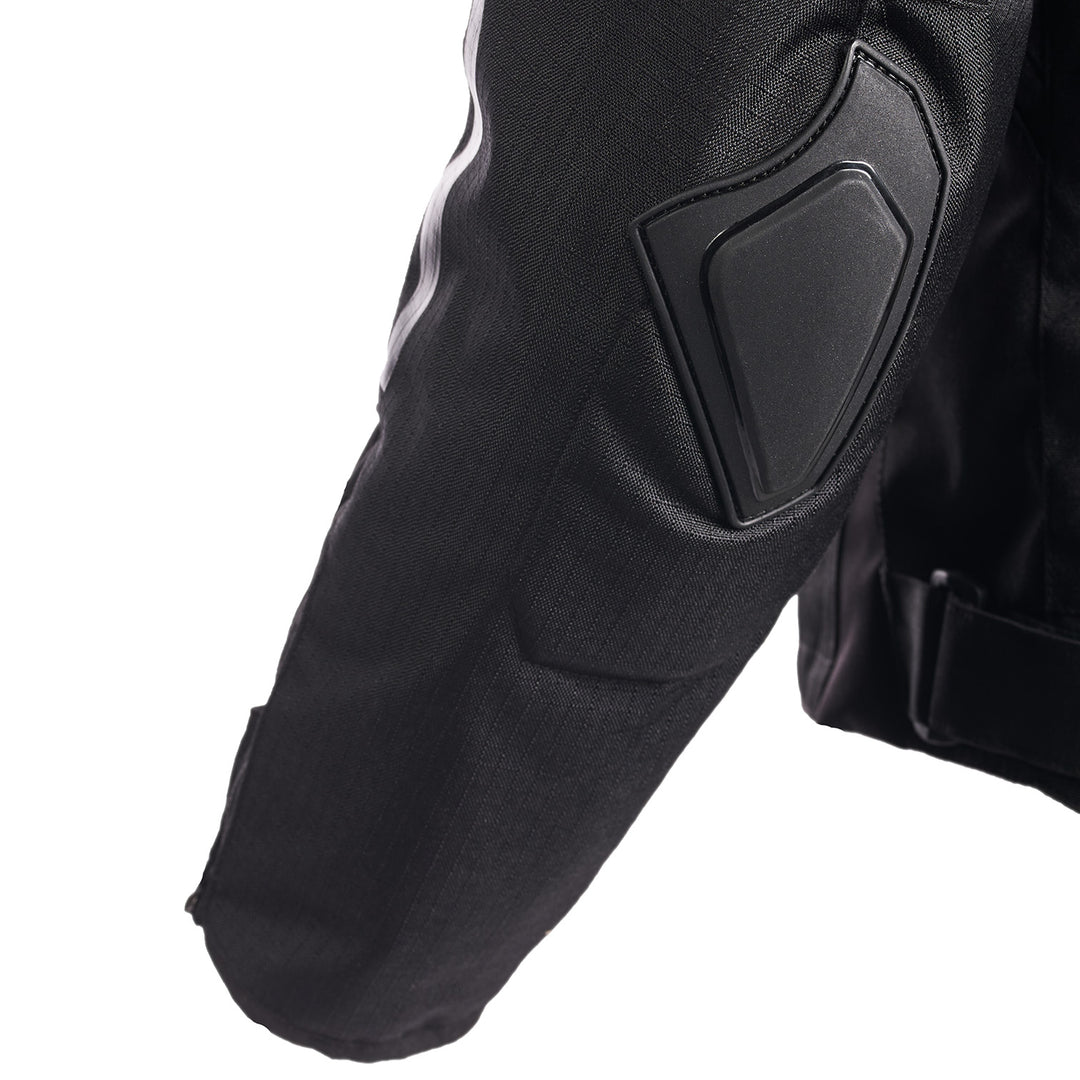 Cortech Men's Hyper-Tec 2.0 Jacket Black - Close-Up of Elbow and Forearm Details