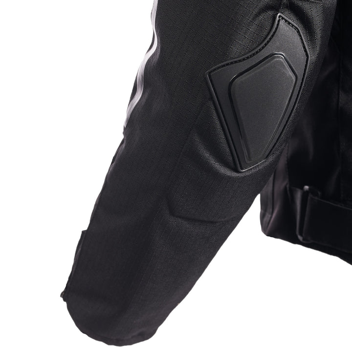 Cortech Men's Hyper-Tec 2.0 Jacket Black - Close-Up of Elbow and Forearm Details