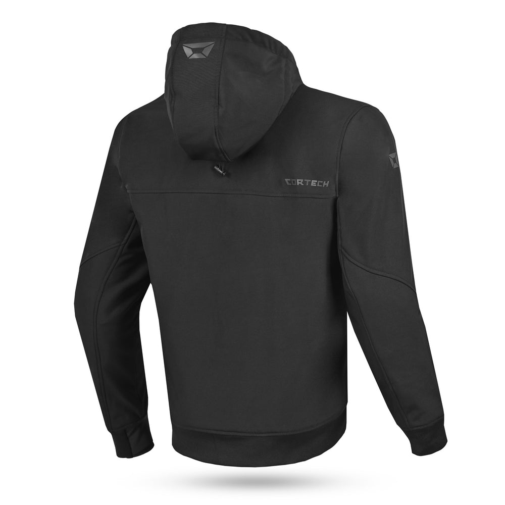 Cortech Meta Hoodie Black - Rear View