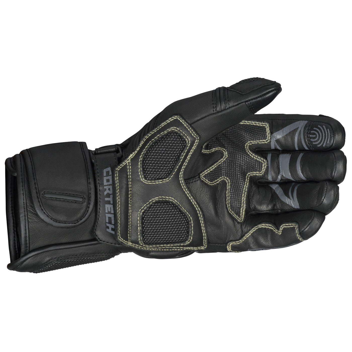 Cortech Scarab V3 Winter Gloves Black - Palm View